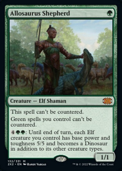 Allosaurus Shepherd ~ Double Masters 2022 [ NearMint ] [ Magic MTG ]
