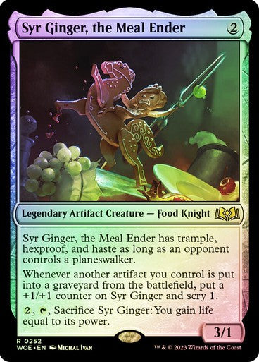 FOIL Syr Ginger, the Meal Ender ~ Wilds of Eldraine [ NM ] [ Magic MTG ]
