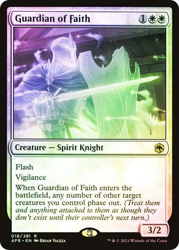 FOIL Guardian of Faith ~ Adventures in the Forgotten Realms [ NM ] [ Magic MTG ]