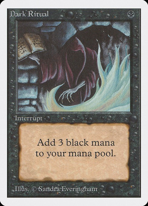 Dark Ritual ~ Unlimited [ PLAYED ] [ Magic MTG ]