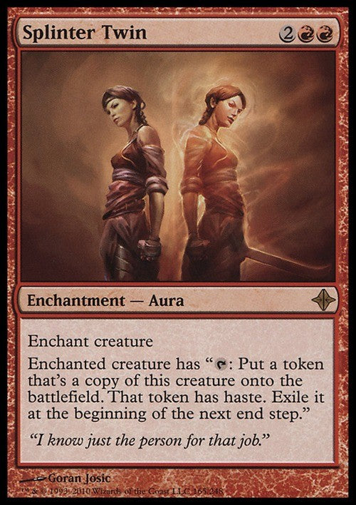 Splinter Twin ~ Rise of the Eldrazi [ Excellent ] [ Magic MTG ]