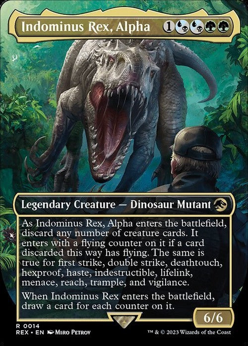 Indominus Rex, Alpha ~ Universes Beyond: Jurassic World [ NM ] [ Magic MTG ]