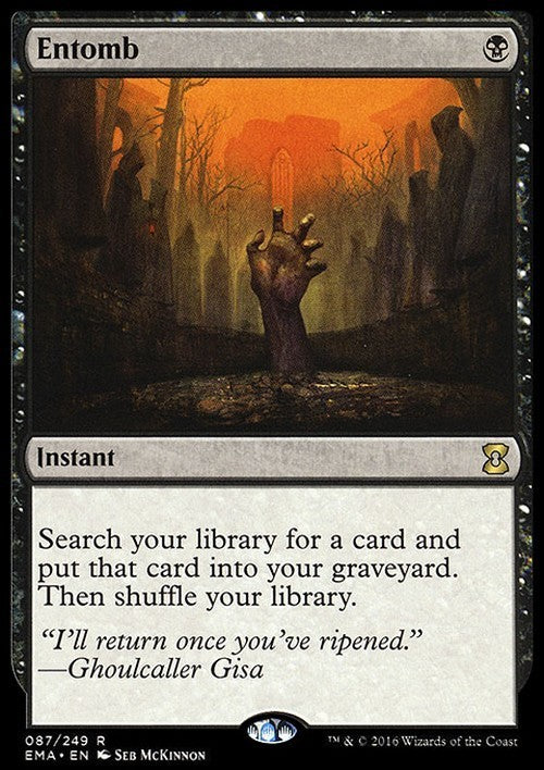 Entomb ~ Eternal Masters [ Excellent ] [ Magic MTG ]