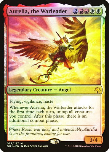 FOIL Aurelia, the Warleader ~ Guild Kits [ Excellent ] [ Magic MTG ]