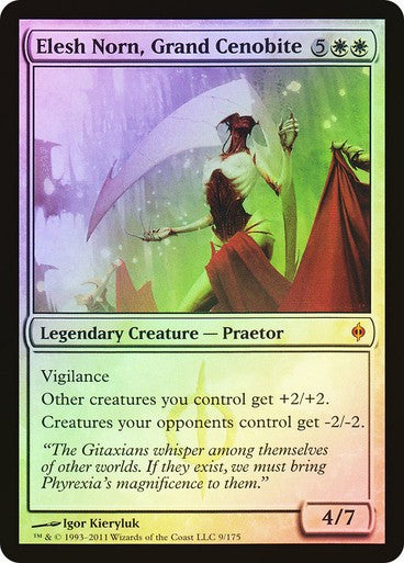 FOIL Elesh Norn, Grand Cenobite ~ New Phyrexia [ Excellent ] [ Magic MTG ]