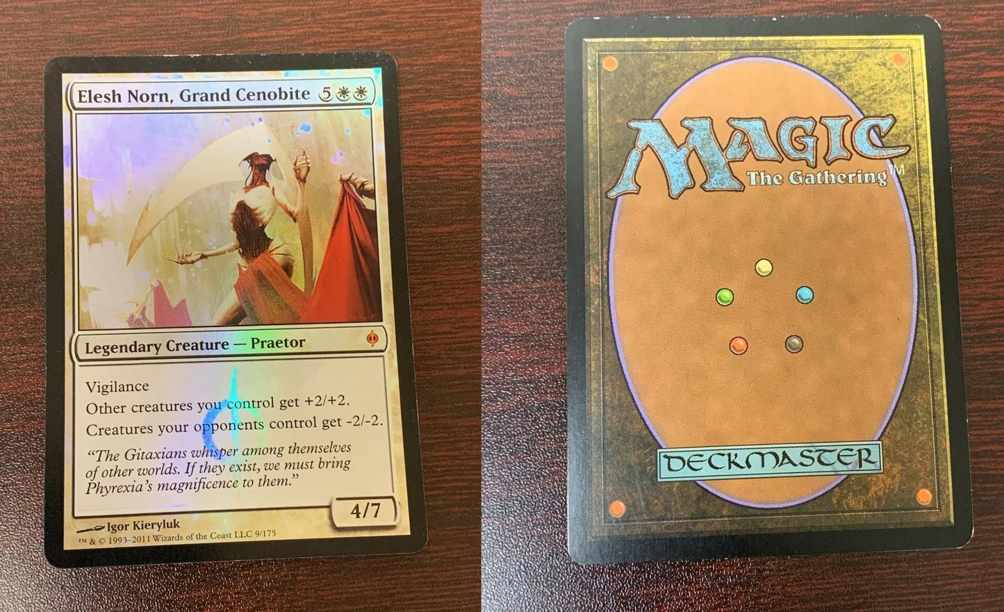 FOIL Elesh Norn, Grand Cenobite ~ New Phyrexia [ Excellent ] [ Magic MTG ]