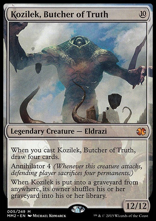 Kozilek, Butcher of Truth ~ Modern Masters 2015 [ Excellent ] [ Magic MTG ]