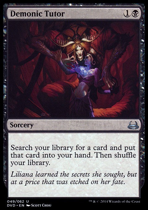 Demonic Tutor ~ Duel Decks: Anthology [ NearMint ] [ Magic MTG ]