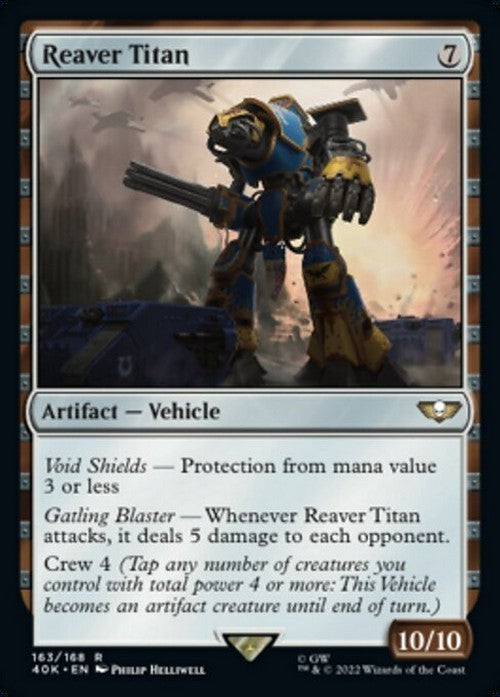 Reaver Titan ~ Commander: Warhammer 40,000 [ Excellent ] [ Magic MTG ]
