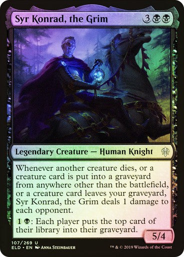 FOIL Syr Konrad, the Grim ~ Throne of Eldraine [ NearMint ] [ Magic MTG ]