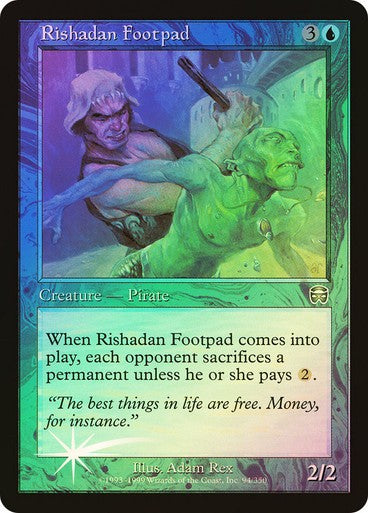 FOIL Rishadan Footpad ~ Mercadian Masques [ PLAYED ] [ Magic MTG ]