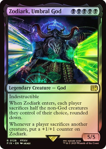 FOIL Zodiark, Umbral God ~ Final Fantasy [ NM ] [ Magic MTG ]