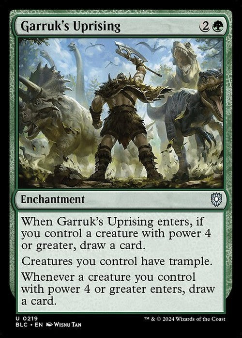 Garruk's Uprising ~ Commander: Bloomburrow [ NM ] [ Magic MTG ]