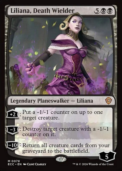 Liliana, Death Wielder ~ Commander: Lorwyn Eclipsed [ NM ] [ Magic MTG ]