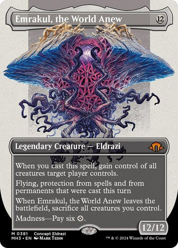 BORDERLESS Emrakul, the World Anew ~ Modern Horizons 3 [ NM ] [ Magic MTG ]