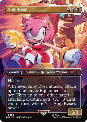 Amy Rose ~ Secret Lair: Sonic the Hedgehog [ NearMint ] [ Magic MTG ]