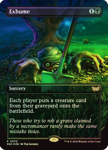 FOIL Exhume ~ Commander: Duskmourn [ NM ] [ Magic MTG ]