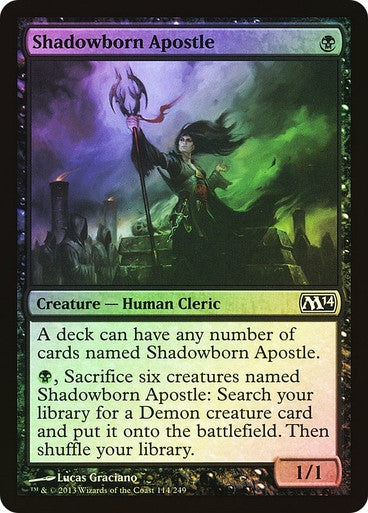 FOIL Shadowborn Apostle ~ Magic 2014 [ Excellent ] [ Magic MTG ]