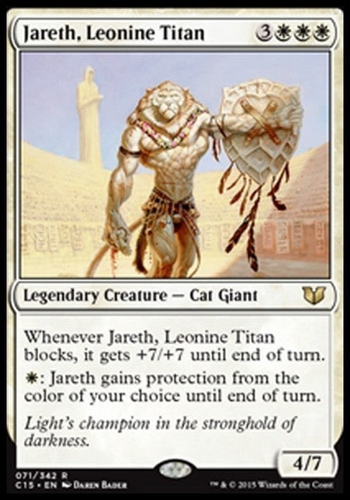 Jareth, Leonine Titan ~ Commander 2015 [ Excellent ] [ Magic MTG ]