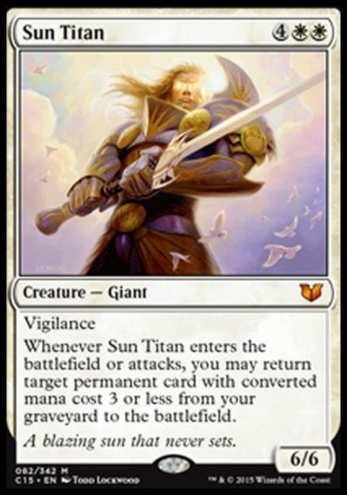 Sun Titan ~ Commander 2015 [ Excellent ] [ Magic MTG ]