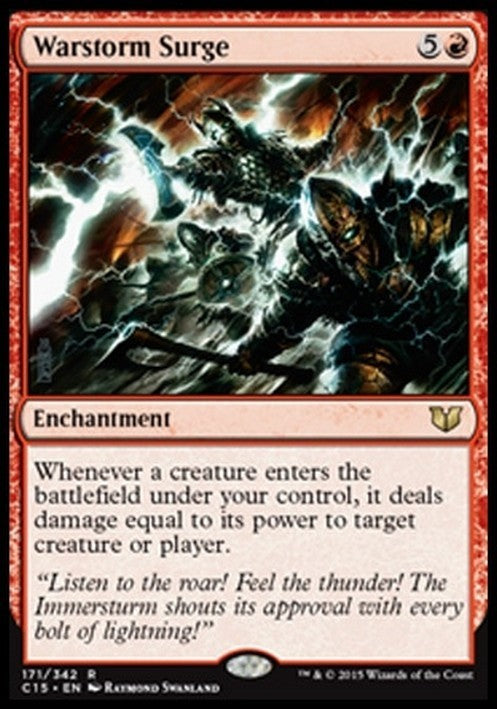 Warstorm Surge ~ Commander 2015 [ Excellent ] [ Magic MTG ]