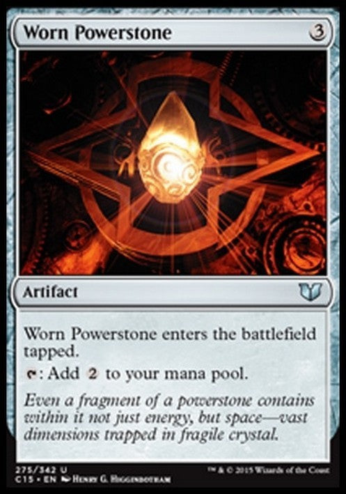 Worn Powerstone ~ Commander 2015 [ Excellent ] [ Magic MTG ]