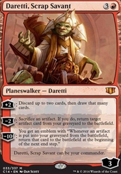 Daretti, Scrap Savant ~ Commander 2014 [ Excellent ] [ Magic MTG ]