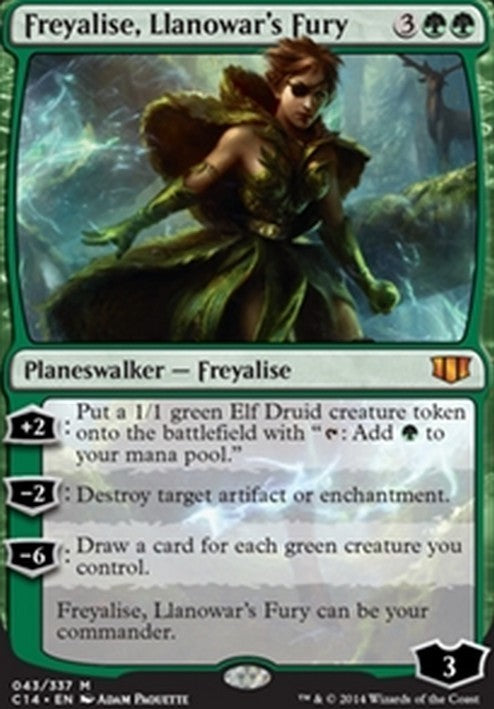 Freyalise, Llanowar's Fury ~ Commander 2014 [ Excellent ] [ Magic MTG ]