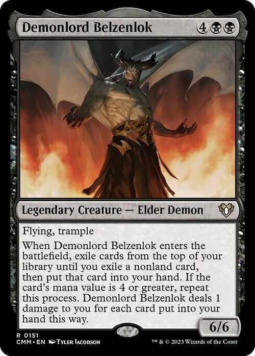 Demonlord Belzenlok ~ Commander Masters [ NearMint ] [ Magic MTG ]
