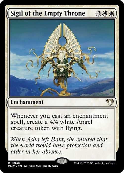 Sigil of the Empty Throne ~ Commander Masters [ NearMint ] [ Magic MTG ]