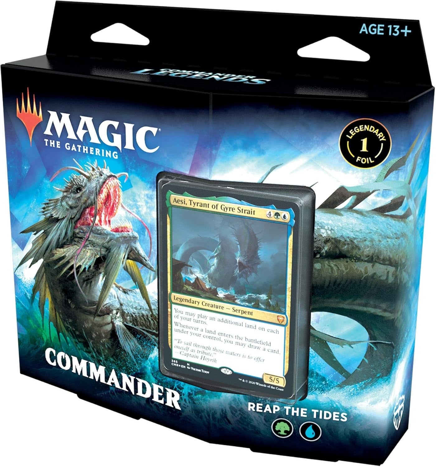 Reap the Tides Deck ~ Commander Legends ~ Magic MTG Sealed