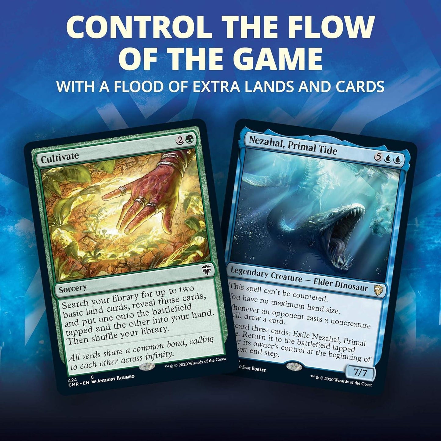 Reap the Tides Deck ~ Commander Legends ~ Magic MTG Sealed