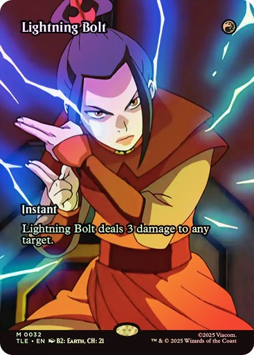FOIL Lightning Bolt ~ Avatar: The Last Airbender [ NearMint ] [ Magic MTG ]