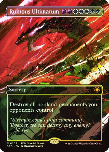 FOIL Ruinous Ultimatum ~ Special Guests [ NearMint ] [ Magic MTG ]