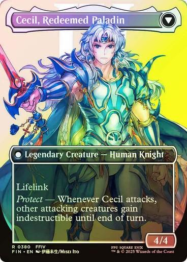 FOIL ALTERNATE Cecil, Dark Knight ~ Final Fantasy [ NearMint ] [ Magic MTG ]