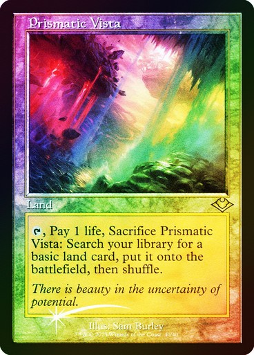 FOIL ETCHED Prismatic Vista ~ Modern Horizons 1 [ NearMint ] [ Magic MTG ]