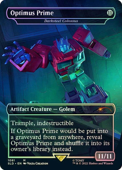 FOIL Optimus Prime ( Darksteel Colossus ) ~ Secret Lair [ NM ] [ Magic MTG ]