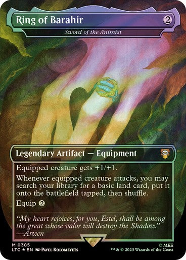 FOIL SURGE Ring of Barahir (Sword of the Animist) ~ The Lord of the Rings [ NM ]