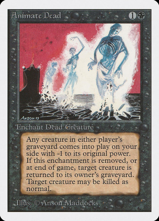 Animate Dead ~ Unlimited [ PLAYED ] [ Magic MTG ]