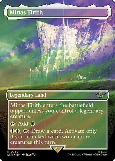 FOIL SURGE Minas Tirith ~ The Lord of the Rings [ NM ] [ Magic MTG ]