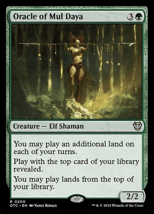 Oracle of Mul Daya ~ Commander: Outlaws of Thunder Junction [ NM ] [ Magic MTG ]