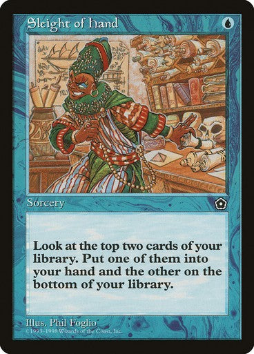 Sleight of Hand ~ Portal Second Age [ PLAYED ] [ Magic MTG ]