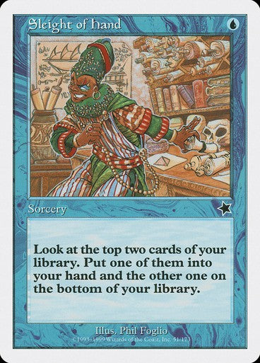 Sleight of Hand ~ Starter 1999 [ Excellent ] [ Magic MTG ]