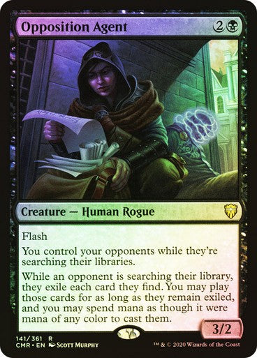 FOIL Opposition Agent ~ Commander Legends 1 [ NM ] [ Magic MTG ]