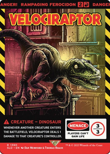 Velociraptor (Rampaging Ferocidon) ~ Secret Lair : Jurassic World [ NM ] [ MTG ] - London Magic Traders Ltd