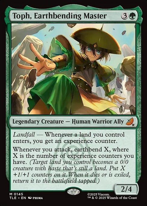 Toph, Earthbending Master ~ Avatar: The Last Airbender [ NM ] [ Magic MTG ]