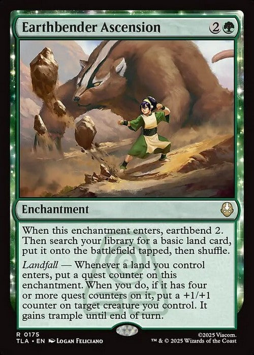 Earthbender Ascension ~ Avatar: The Last Airbender [ NearMint ] [ Magic MTG ]