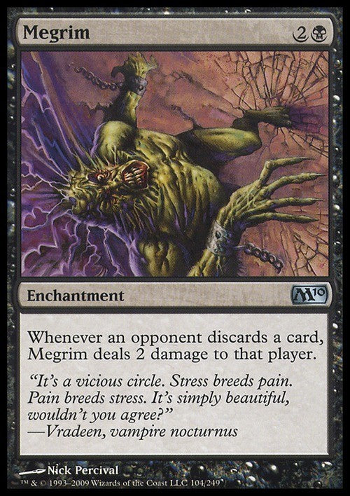 Megrim ~ Magic 2010 [ Excellent ] [ Magic MTG ]