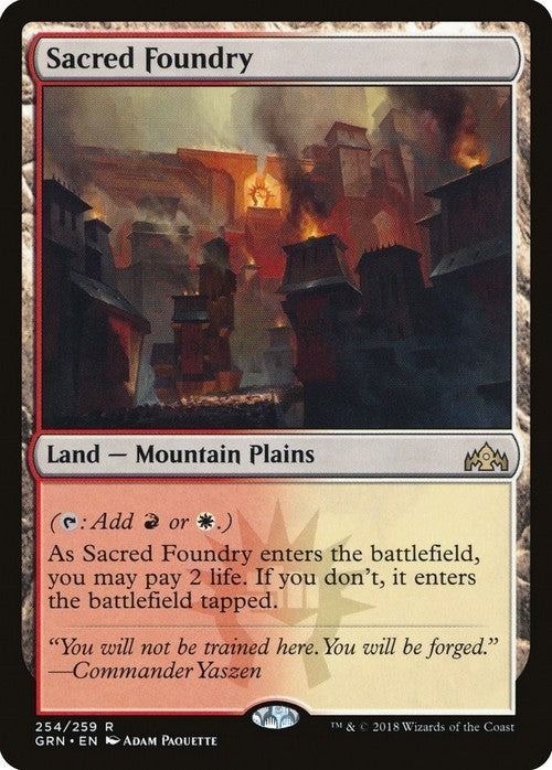 Sacred Foundry ~ Guilds of Ravnica [ NearMint ] [ Magic MTG ] - London Magic Traders Ltd