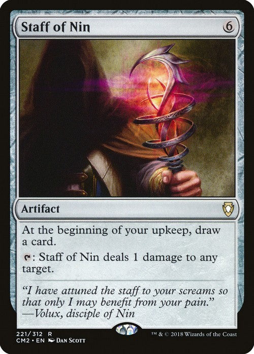 Staff of Nin ~ Commander Anthology 2 [ EX ] [ Magic MTG ]
